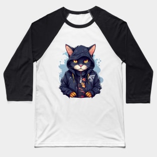 Chill Cat Baseball T-Shirt